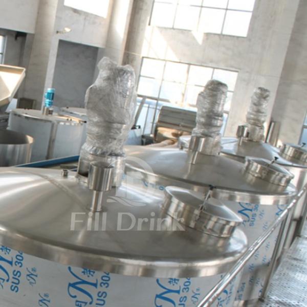 High Pressure Resistant Juice Processing Equipment 2 Layers Stirred Vessel Tank Paddle Type Agitator