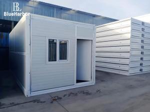 China Prefab Steel Folding Container House Collapsible Container House on sale