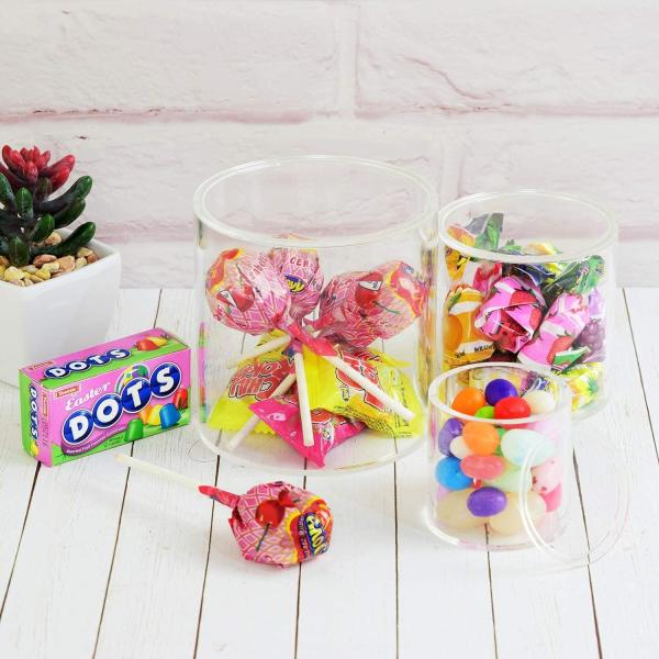 Vase Acrylic Cylinders Container