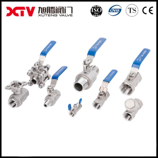 Xtv Stainless Steel Industrial Threaded Full Bore and Reduce Bore 1PC/2PC/3PC Ball Valve