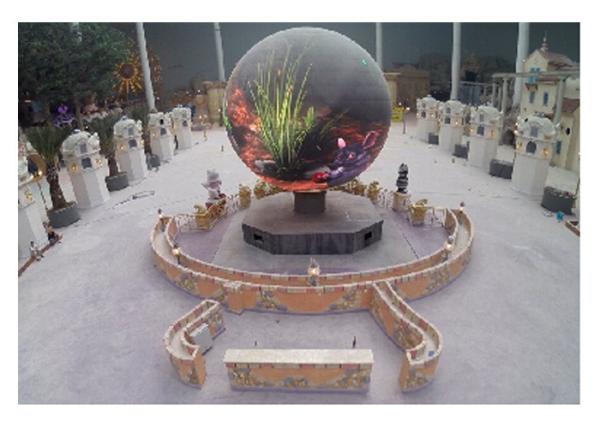 Quality RGB Creative LED Display Screen IP43 LED Ball Display SMD1515 for sale
