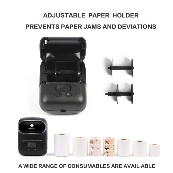 BT Thermal Label Maker Printer for Android iOS 20-45mm/s Printing Speed