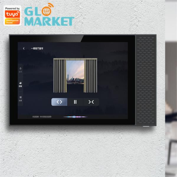 Tuya Smart Home Zigbee Gateway Wifi 7 Inch BLE Music Wall Touch Screen Smart Control Panel