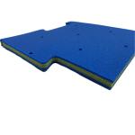 China Interlocking Playground Shock Pad Soft Layer 45mm Soft Fall Artificial Grass Underlay 10mm for sale