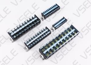 TD Screw Electrical Terminal Block / Rail Mount Terminal Block 10 Position  Barrier