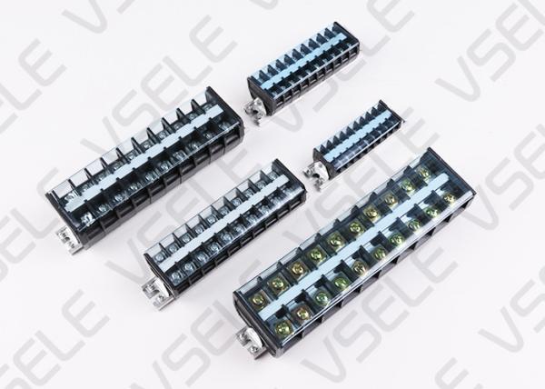 Quality TD Screw Electrical Terminal Block / Rail Mount Terminal Block 10 Position  Barrier for sale