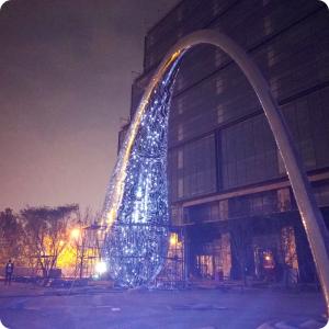 China LED grid screen outdoor lighting full-color waterproof small spacing LED mesh screen on sale