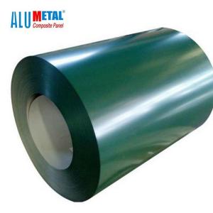 China Color Coated 100mm Prepainted Aluminum Sheet Coil H112 Punching 2200mm on sale