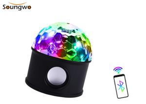 China 1200mAh Battery 6W Disco Light With Bluetooth Speaker For Party on sale