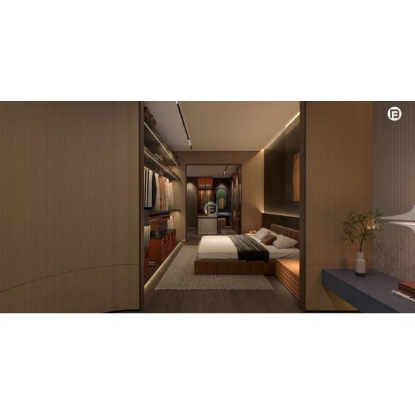 Corrosion Resistant Stainless Steel Bedroom Walk In Closet Sophisticated