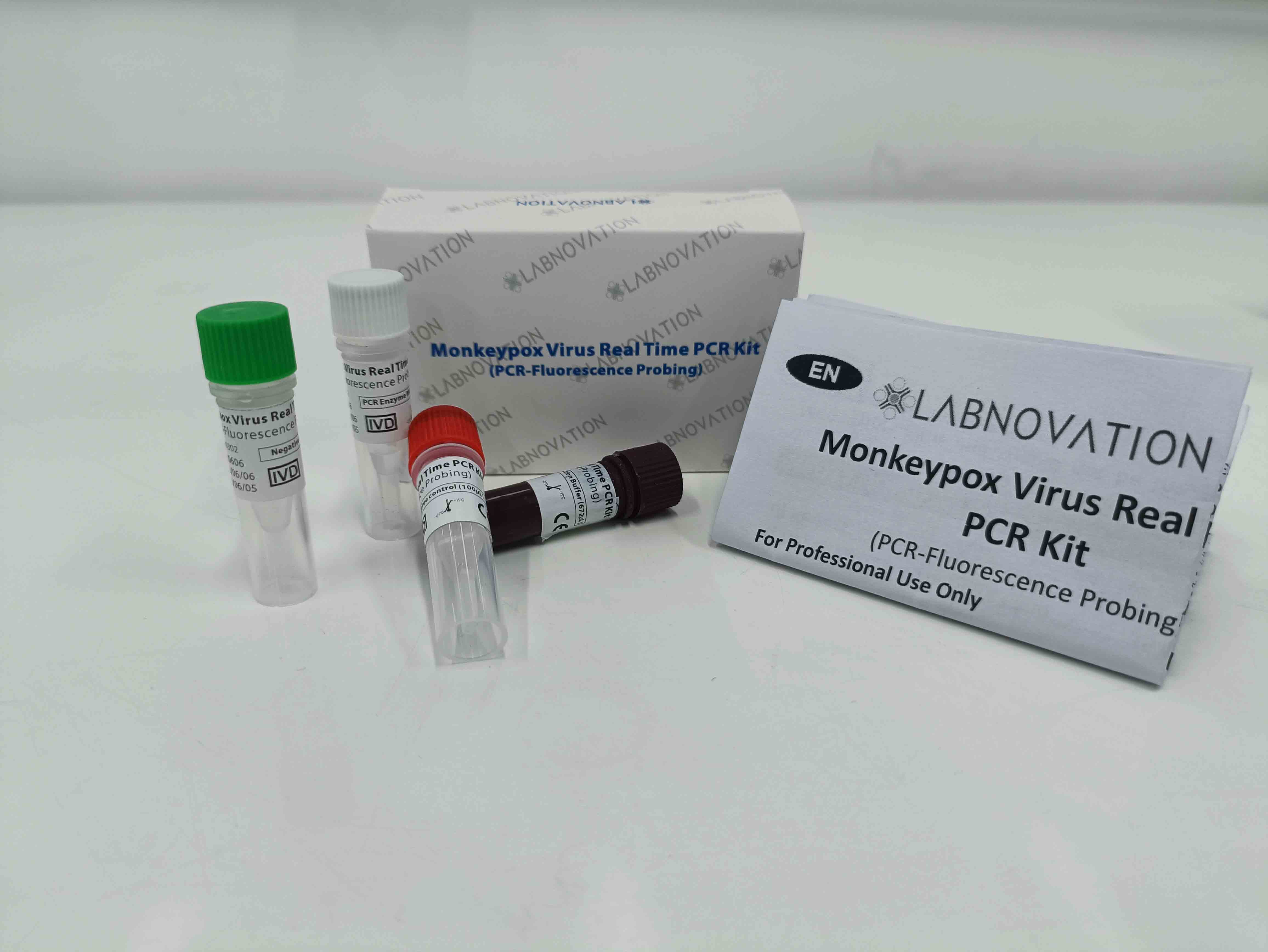 Real Time Monkeypox PCR Test Kit FAM Detection Channels Frozen Condition Transportation
