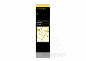 Professional Interactive Wayfinding Kiosk TFT-LCD Panel Type With Wide Viewing Angle