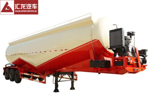 Quality Large Capacity Dry Bulk Trailer 3 Ton Heavy Load Double V Shape Environmentally Friendly for sale