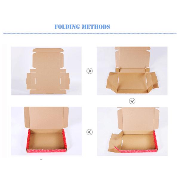Eco Friendly Cardboard 8x8x3 Mailer Box Shipping Packaging For Garment Shoes