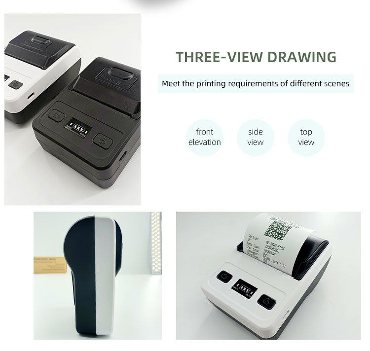 Thermal Printing Data Terminal with 58mm Portable Printer and High Resolution Output