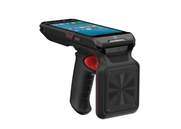 Quality Android 10.0 5 Inch PDA Handheld POS Terminal Industrial Rugged With UHF RFID Reader for sale