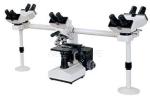 Light Optical Multi View Microscope Objective Lens For Five Persons Observing