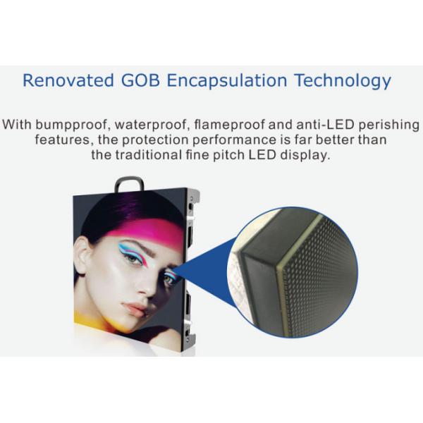 GOB Hanging Led Display , 1/32 scan Indoor Rental Led Display P1.875mm