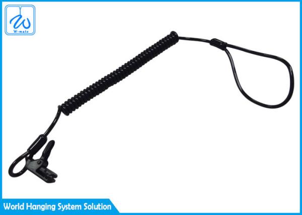 Quality Retractable Loop Lanyard With Fixed Clip Custom Printed Lanyard For Safety Fall Protection for sale