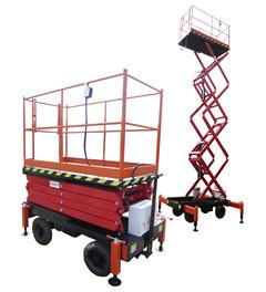 China Suite For Theatre Mobile Scissor Lift with Multi Forks 10m Lifting Height on sale