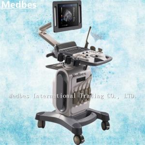 China Phased Probe Cardiology Color Doppler 4D Ultrasound Scanner Trolley doppler scanner on sale