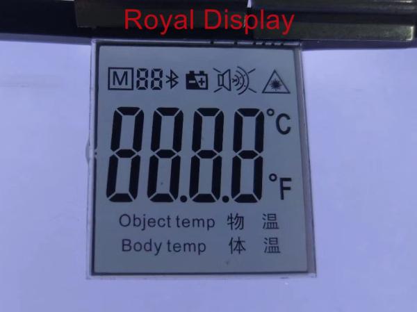 Quality Custom Lcd Display Panel With Led Backlighting For Forehead Thermometer for sale