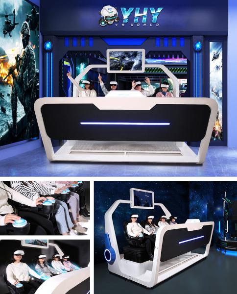 Indoor Immersive 9D VR Cinema 220V Roller Coaster Virtual Reality Games