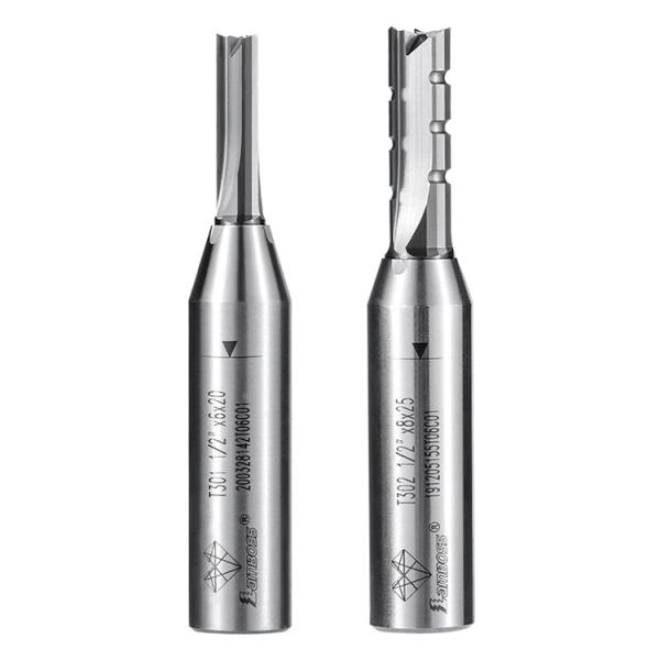 Quality Woodworking Straight Router Bits Three Edged Anti Broken Practical for sale