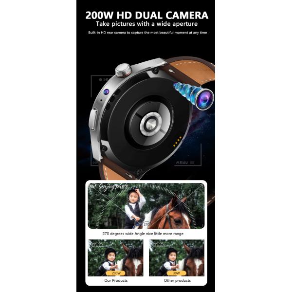 B14 4G Smart Watch 1.62 Inch OLED Screen IP67 Waterproof