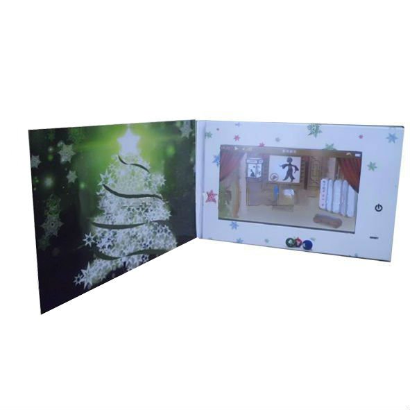 Full Color LCD Invitation Card , Lcd Video Card Mailer With CMYK Printing