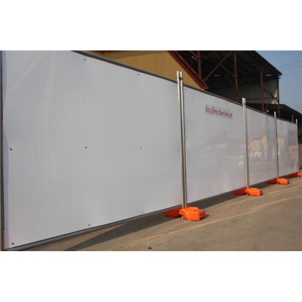 PE abroads soild plastic temporary construction fencing panels for brisbane market 2100mm x 2400mm