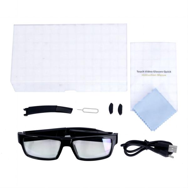 FULL HD G2-32G Hidden Camera Sunglasses One Finger Control For Evidence Collection