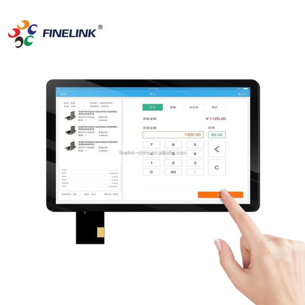 Quality 10.1 Inch Capacitive 10 Point Multi Touch Screen Black Color ODM for sale