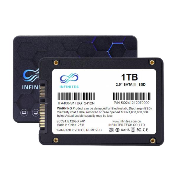 1TB 2.5 Inch SATA III Internal SSD Drive For Laptop Shock Resistance
