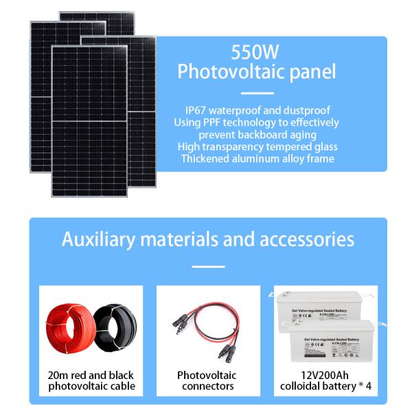 OEM & ODM 3KW Solar System Kit with Battery Storage & Monocrystalline Panels for B2B Partnerships