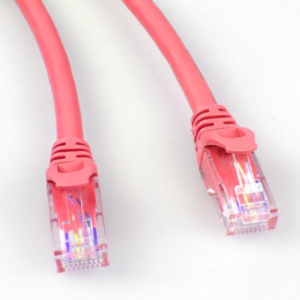 Quality 26AWG FTP UTP Cat6a Patch Cord 4 Pair Red Color Multipurpose for sale