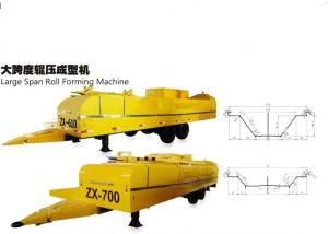China Large Long K Span Roll Forming Machine Vertical Decoiler 14 Steps on sale