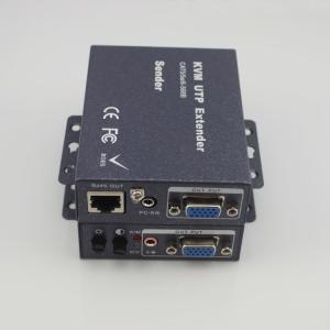 China Fiber Optic Extender 300 meters VGA KVM Extender with CAT5E For 1080P EDID Support USB wireless mouse on sale
