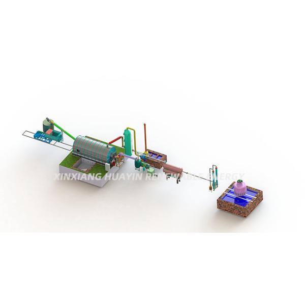 Batch Type Pyrolysis Plant With Catalyst Used Tyre To Diesel