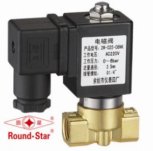 China Brass Two Way Direct Acting 1/8＂Solenoid Valve , Diaphragm Fast Acting Solenoid Valve on sale