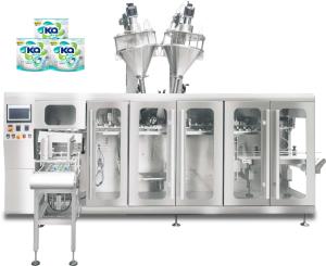 horizontal Automatic Sachet Filling And Sealing Machine High Speed For Powder