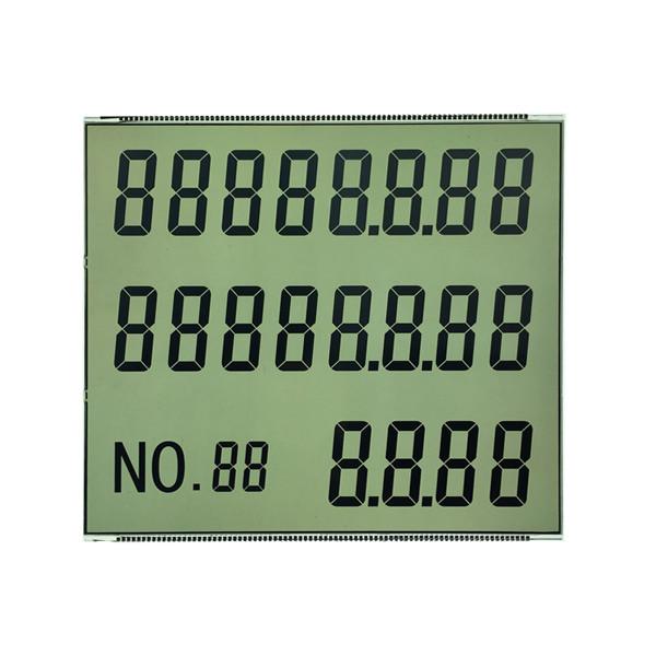 Quality HTN Seven Segment LCD Display With Metal Pin Connector OEM ODM for sale