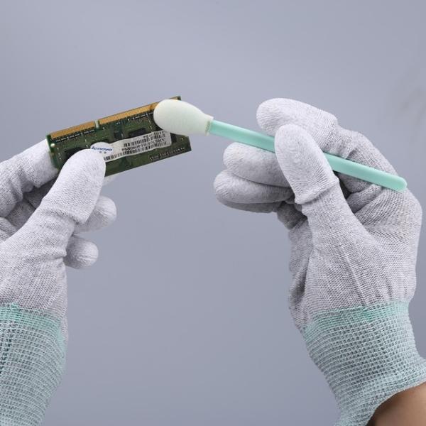 TX 706A Sponge Cleanroom Foam Swabs Stick Round Heads Apply To Printer
