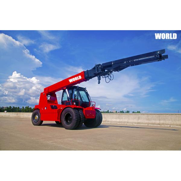 China World 11ton Large Hydraulic Control Forklift Telescopic Wheel Loader For Sale