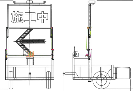 Portable Retractable Traffic Crash Attenuators