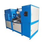 Blue Color Rubber Testing Machine / Lab Two Roll Mill 160 * 350 mm Roller Size