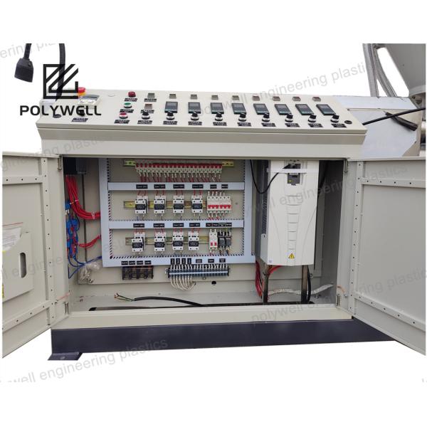 Customized Type Polyamide 66 GF25 Plastic Extrusion Line For Good Rigidity Polyamide Strip Making Machine