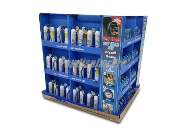 Quality Eco Friendly Cardboard Pallet Display , 3 Way Cardboard Store Displays With Shelf for sale