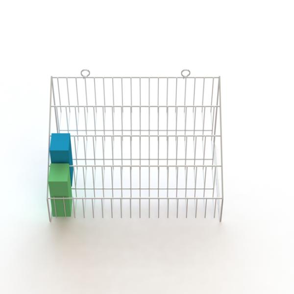 Counter Top Wire Table Top Display Stands With 6 Layers Boxes Holder