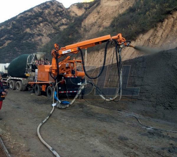 Quality Remote Control Robot Wet Shotcrete Machine 15-20 M3/H With 360° Rotation for sale